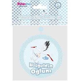 Balonevi Hoşgeldin Oğlum Asmalı İp Süs