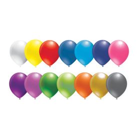 Balonevi Karışık Pastel 12 inç 100'lü Baskısız Balon