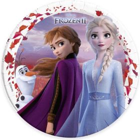 Balonevi LDC1259 Frozen II 8'li 23 cm Kağıt Tabak