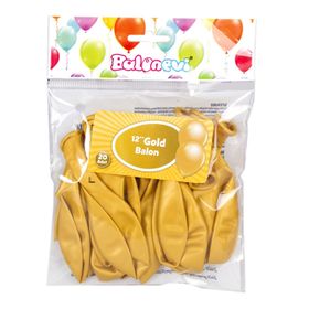 Balonevi Metalik Altın Balon
