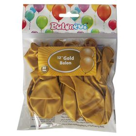 Balonevi Metalik Altın Balon