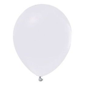 Balonevi Metalik Beyaz Balon