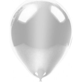 Balonevi Metalik Gümüş Balon