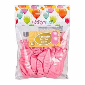 Balonevi Metalik Pembe Balon
