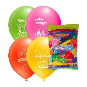 Balonevi Mor 100'lü Baskısız Balon