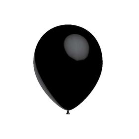 Balonevi Siyah 100'lü Baskısız Balon