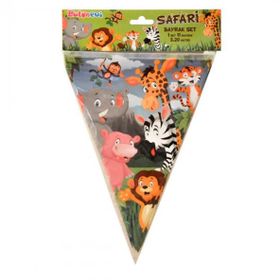 Balonevi TSF8740 Safari Kağıt Bayrak Seti