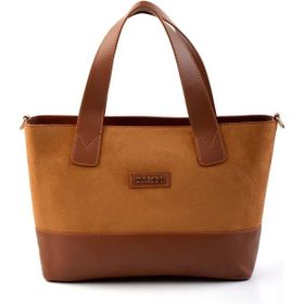 Bambi C06065051502 Taba Süet Kadın Omuz Çantası
