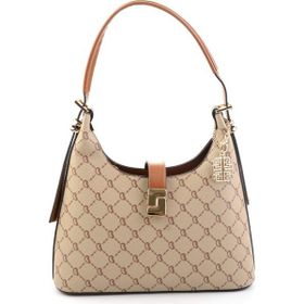 Bambi C06636222204 Krem Kumaş Kadın Omuz Çantası