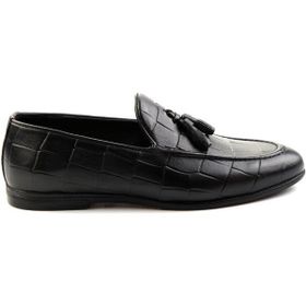 Bambi E01054164511 Siyah Leather Erkek Klasik Ayakkabı