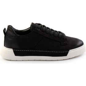 Bambi E01089000301 Siyah Leather Erkek Casual Ayakkabı