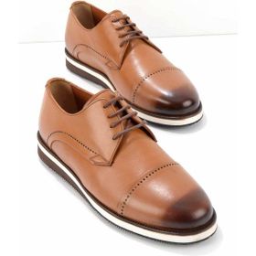 Bambi E01194132603 Taba Leather Erkek Klasik Ayakkabı