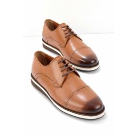 Bambi E01194132603 Taba Leather Erkek Klasik Ayakkabı