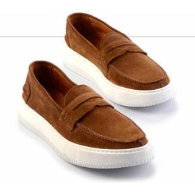 Bambi E01442000102 Taba Süet Deri Erkek Casual Ayakkabı