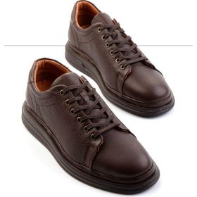 Bambi E01442056040 Kahve Floter Deri Erkek Casual Ayakkabı