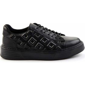 Bambi E01556105841 Siyah Leather Erkek Casual Ayakkabı