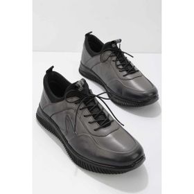 Bambi E016045306 Gri Leather Erkek Casual Ayakkabı