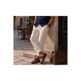 Bambi E01700006003 Taba Hakiki Deri Erkek Casual Ayakkabı