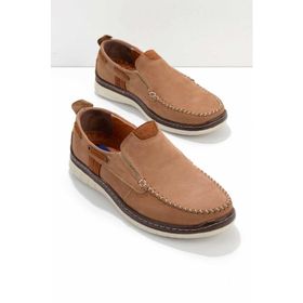 Bambi E01733304001 Kum Nubuk Leather Erkek Casual Ayakkabı
