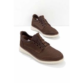 Bambi E01733540201 Kahve Nubuk Leather Erkek Casual Ayakkabı
