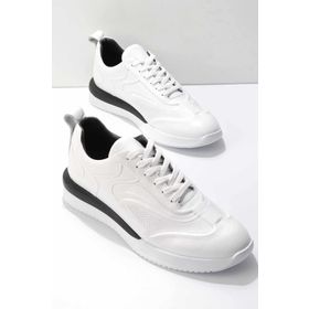Bambi E01759011203 Beyaz Leather Erkek Sneaker