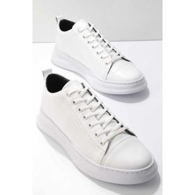 Bambi E01759021603 Beyaz Leather Erkek Sneaker