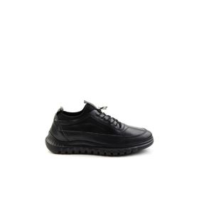 Bambi E01759091003 Siyah Leather Erkek Casual Ayakkabı