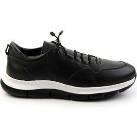 Bambi E01759701603 Siyah Leather Erkek Casual Ayakkabı