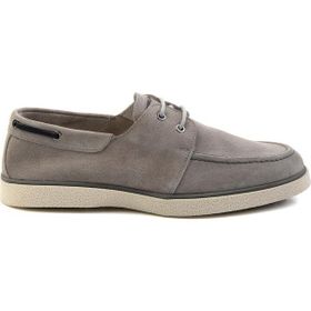 Bambi E01863350402 Gri Leather Erkek Casual Ayakkabı