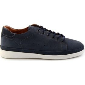 Bambi E01863354001 Lacivert Kum Leather Erkek Casual Ayakkabı