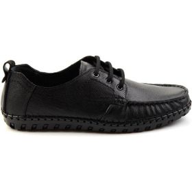 Bambi E01900400003 Siyah Leather Erkek Casual Ayakkabı
