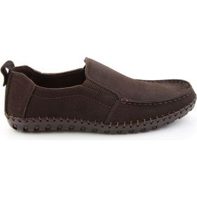 Bambi E01900400201 Kahve Hakiki Deri Erkek Casual Ayakkabı