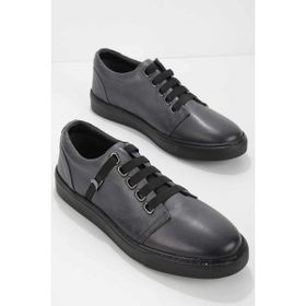 Bambi E019020016 Gri Leather Erkek Sneaker