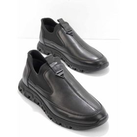 Bambi E01958156843 Siyah Napa Leather Erkek Casual Ayakkabı