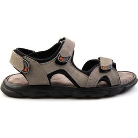 Bambi E05078102501 Gri Leather Erkek Sandalet