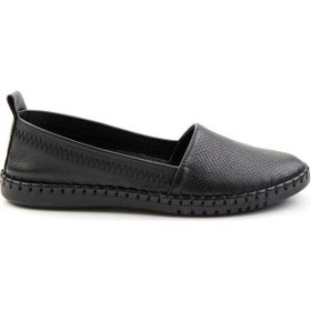 Bambi K01028031603 Siyah Siyah Leather Kadın Casual Ayakkabı