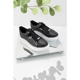 Bambi K01179086009 Siyah Kadın Sneaker