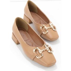 Bambi K01189277909 Taba Kadın Klasik Topuklu Ayakkabı