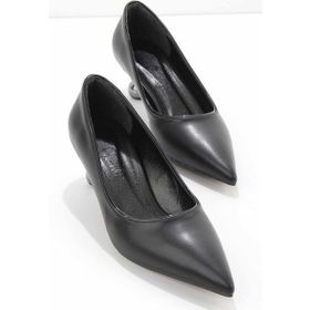 Bambi K01202802509 Siyah Kadın Klasik Topuklu Ayakkabı