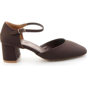 Bambi K01209601504 Kahve Kadın Klasik Topuklu Ayakkabı