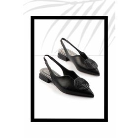 Bambi K01226015209 Siyah Kadın Klasik Topuklu Ayakkabı