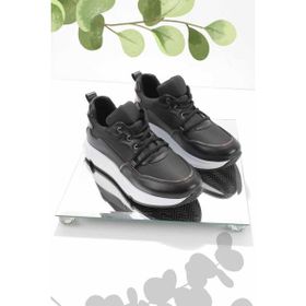 Bambi K01228086067 Siyah Paraşüt Kadın Sneaker
