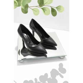 Bambi K01231304309 Siyah Kadın Klasik Topuklu Ayakkabı