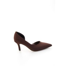 Bambi K01231363971 Kahve Kadın Klasik Topuklu Ayakkabı