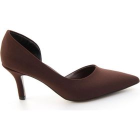 Bambi K01231363971 Kahve Kadın Klasik Topuklu Ayakkabı