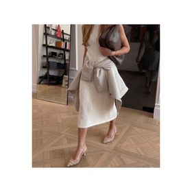 Bambi K01231434304 Çok Renkli Kumaş Kadın Klasik Topuklu Ayakkabı