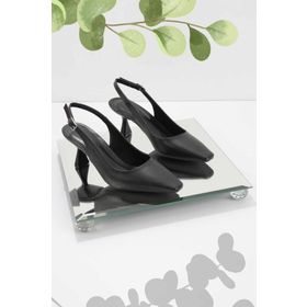 Bambi K01232150209 Siyah Klasik Kadın Topuklu Ayakkabı