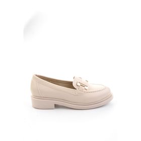 Bambi K01257050309 Bej Kadın Loafer Ayakkabı
