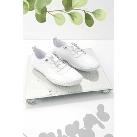 Bambi K01272000403 Deri Beyaz Kadın Casual Ayakkabı