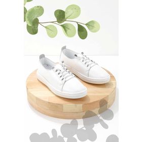 Bambi K01272044303 Leather Beyaz Kadın Casual Ayakkabı